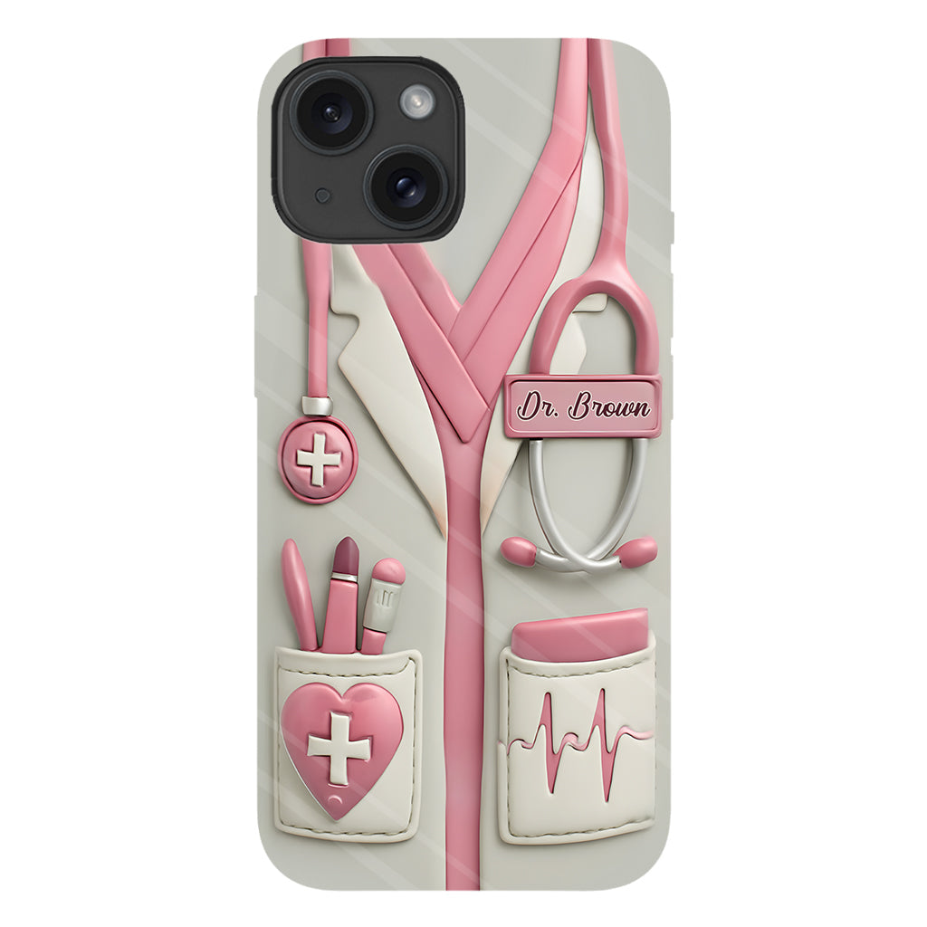 Celebrate Everyday Heroes With Medical Professional Gifts - Personalized Nurse Full Print Phone Case