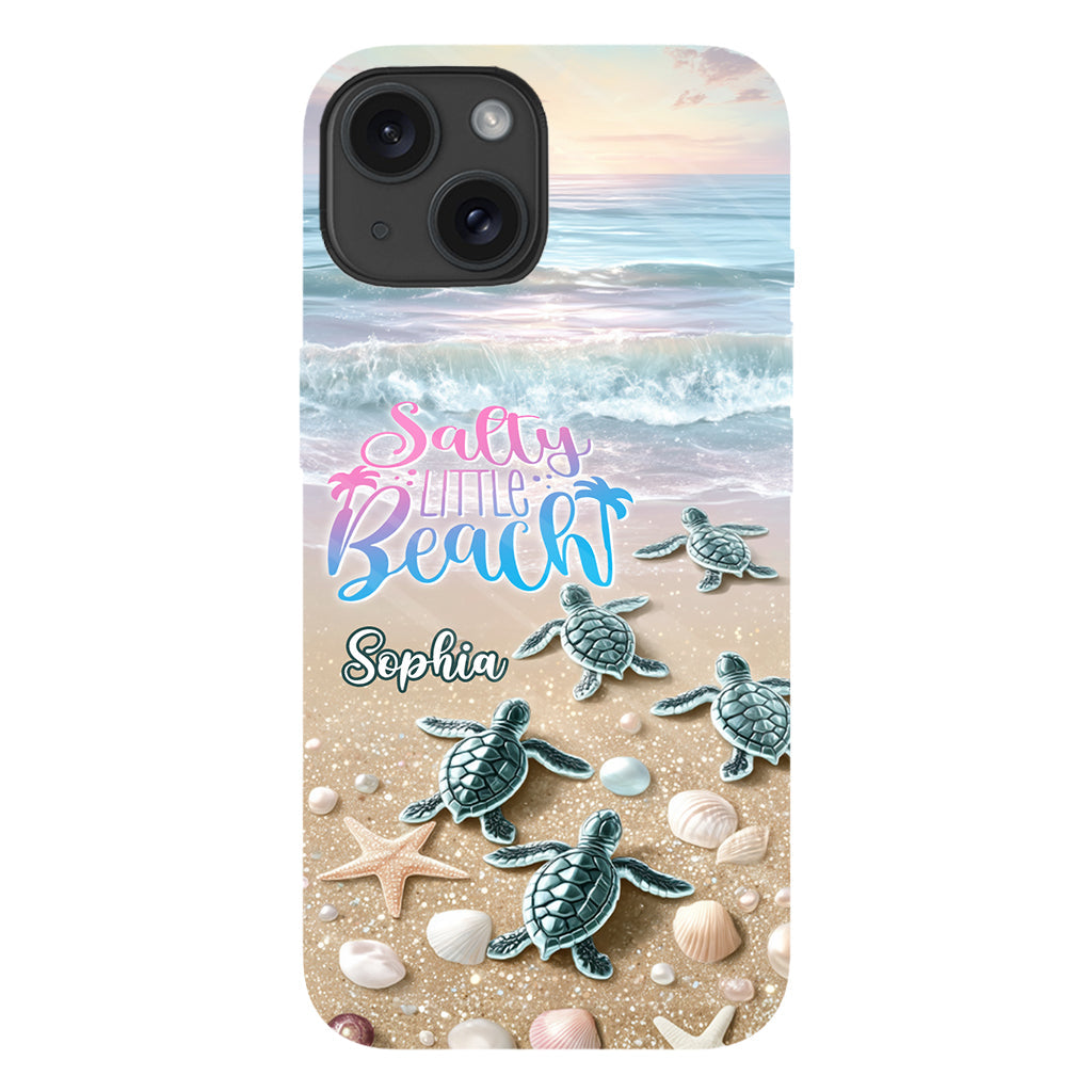 Salty Lil Beach - Personalized Sea Lover Full Print Phone Case