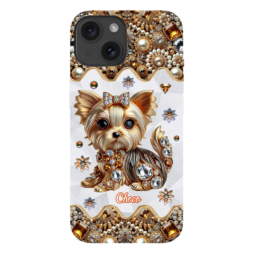 Love Yorkshire Terrier - Personalized Dog Full Print Phone Case
