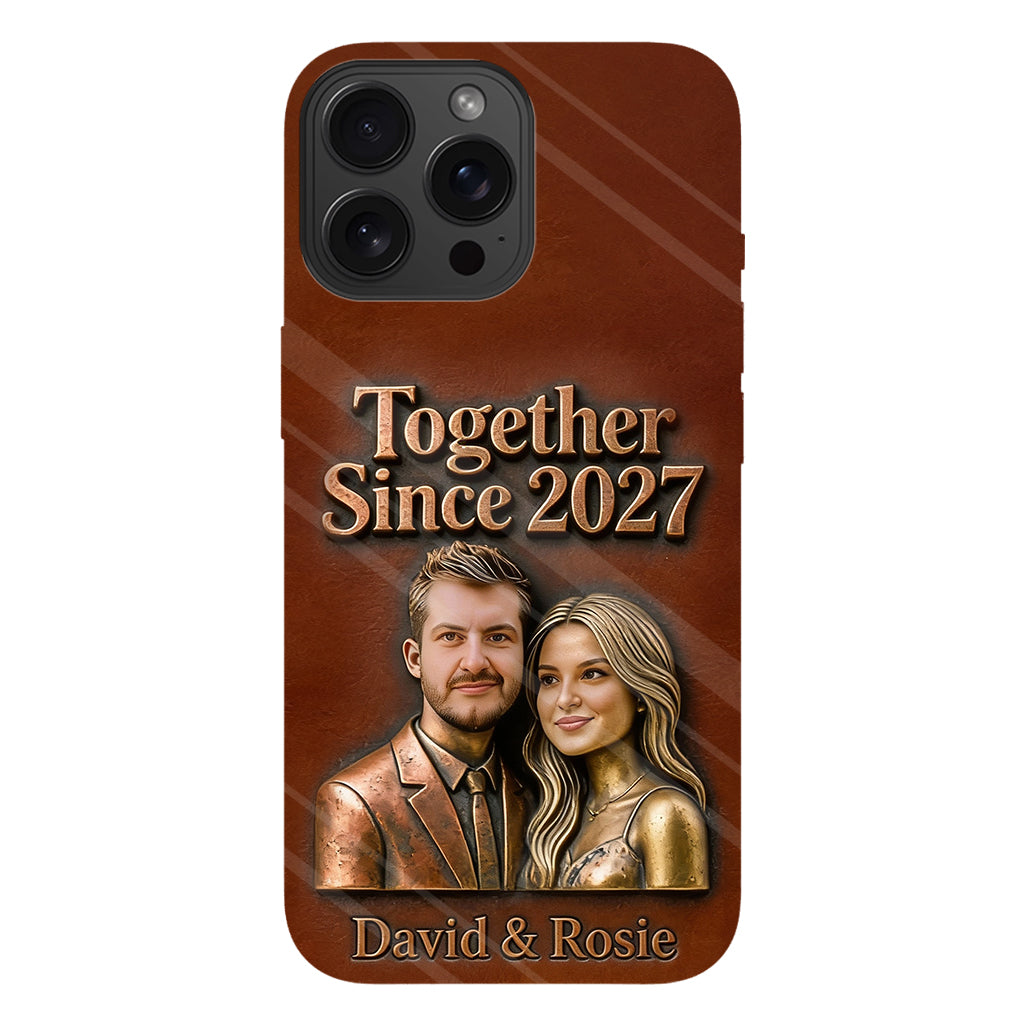 Together Since Custom Any Photo - Personalized Couple Full Print Phone Case