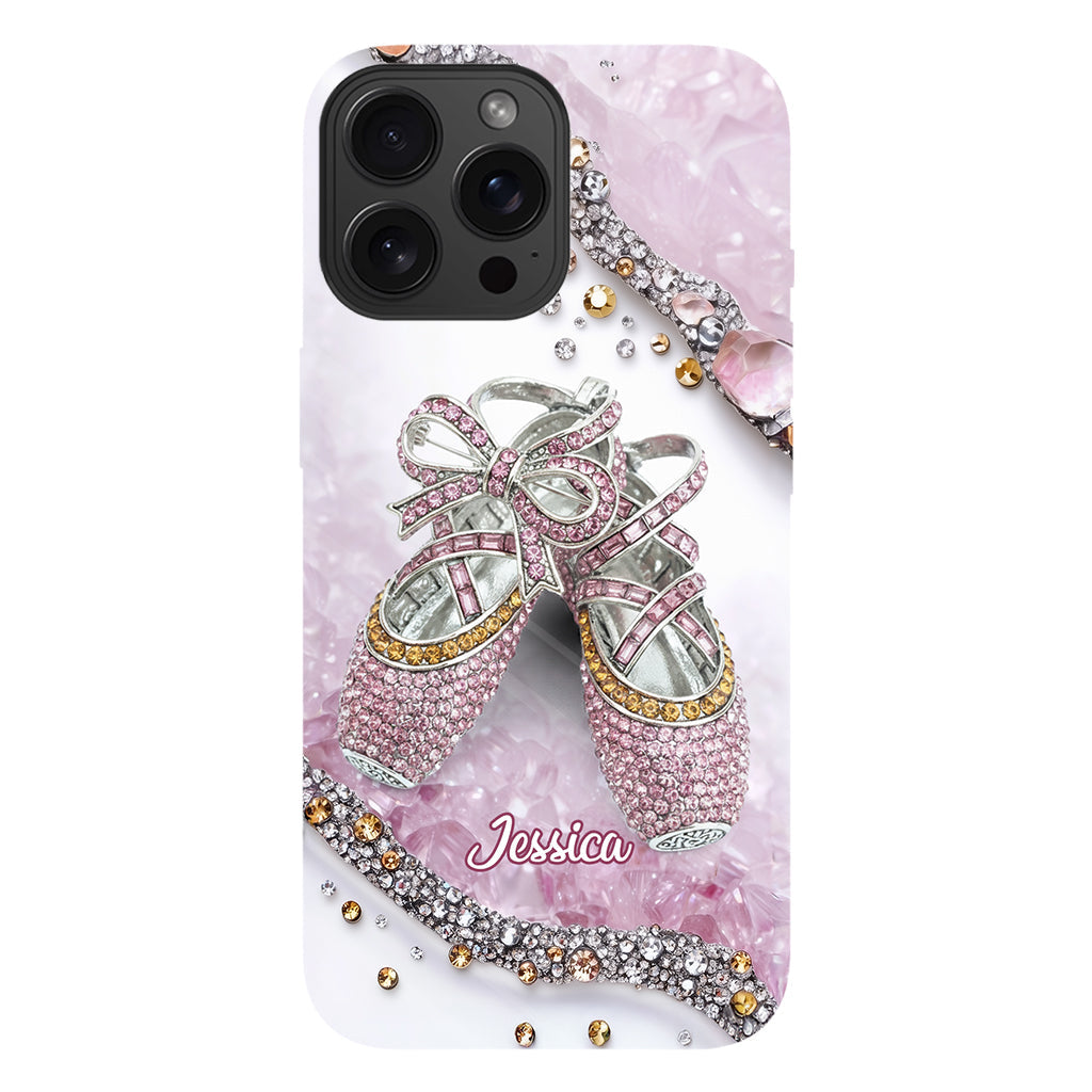 Chaussures de ballet mignonnes - Coque de téléphone personnalisée avec imprimé intégral de ballerine