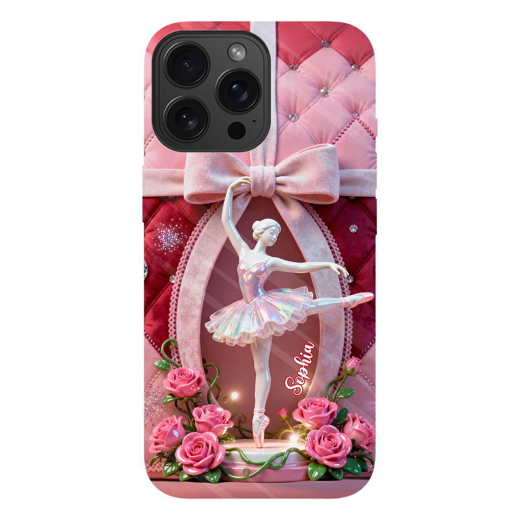 Just A Girl Who Loves To Dance - Personalized Ballet Full Print Phone Case