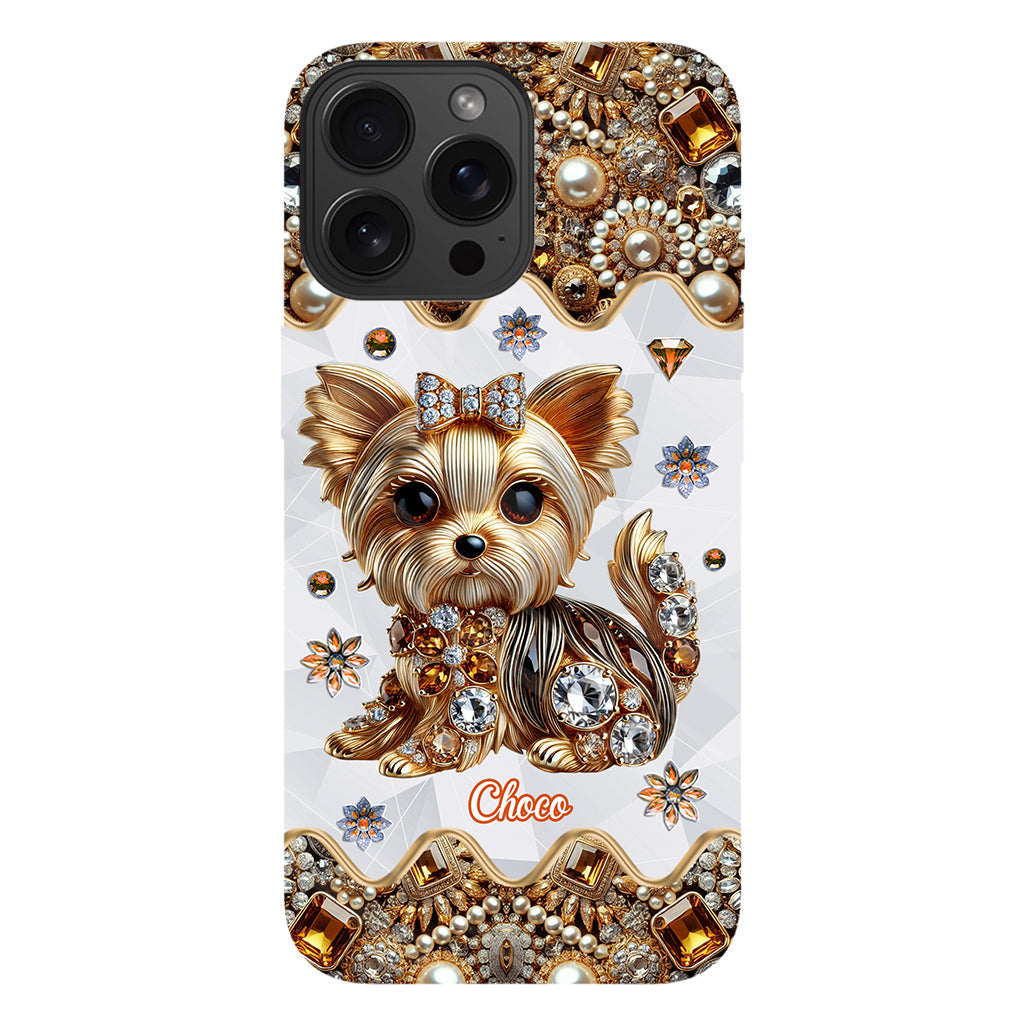Love Yorkshire Terrier - Personalized Dog Full Print Phone Case