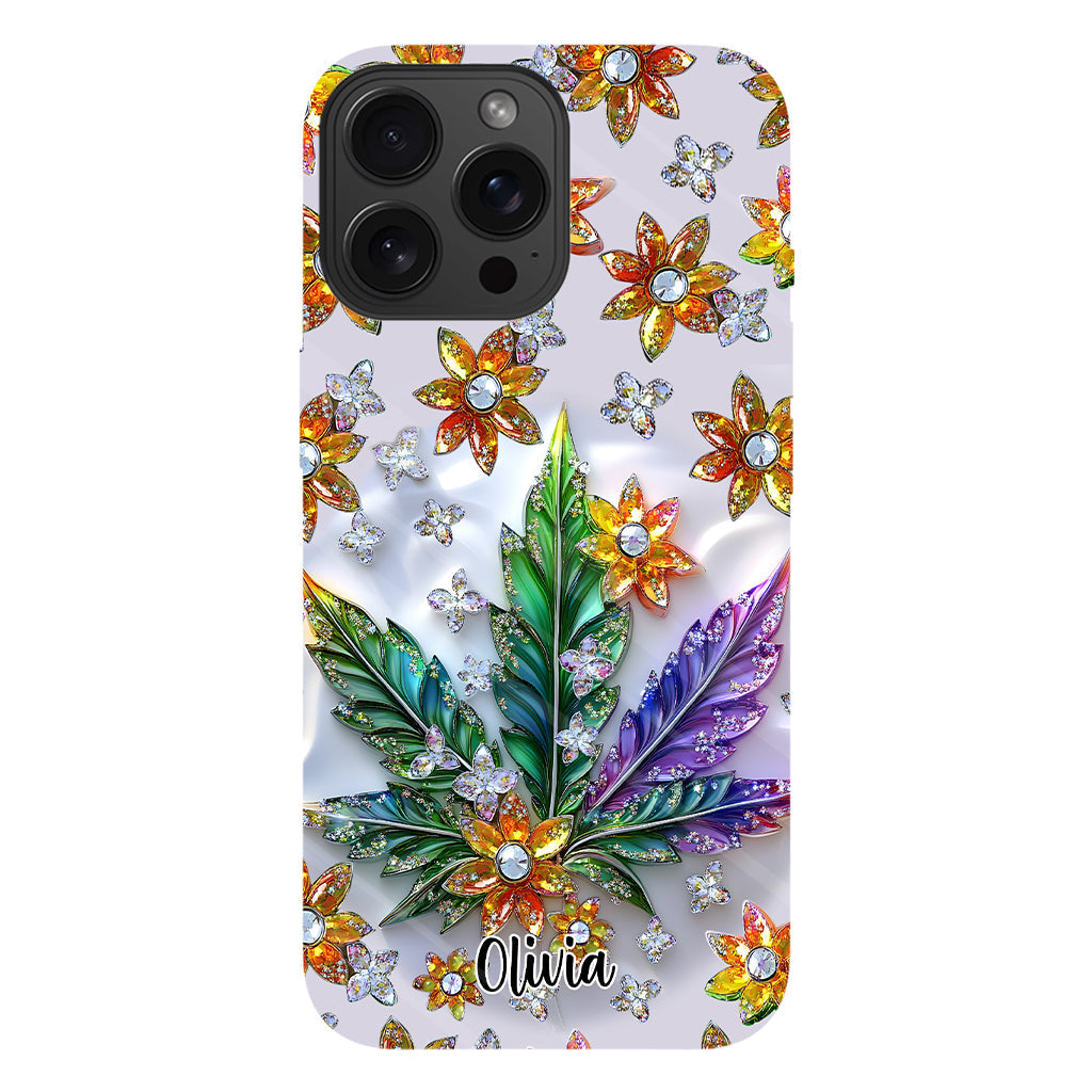 Beautiful Leaf - Personalized Weed Full Print Phone Case
