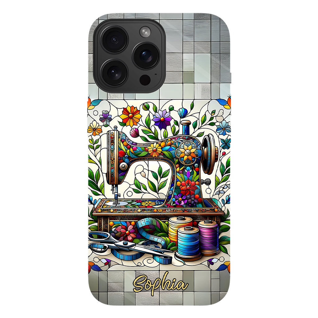 Coque de téléphone personnalisée « Couture » ​​avec imprimé intégral