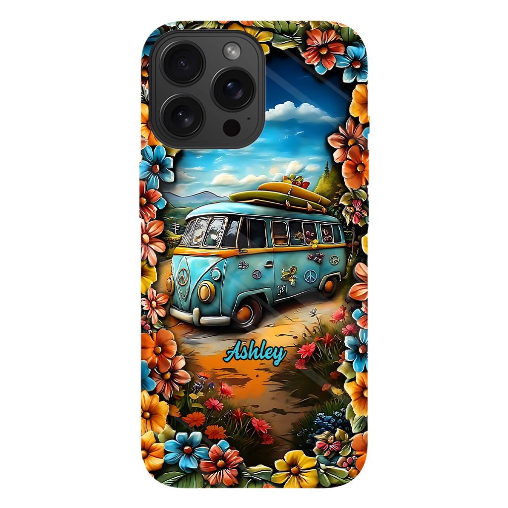Hippie Van - Personalized Hippie Full Print Phone Case