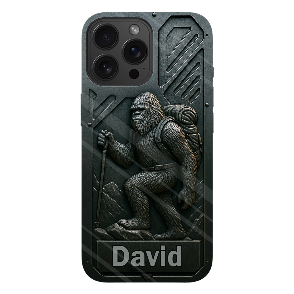 Sasquatch - Personalisierte Handyhülle mit Wandermotiv und Volldruck