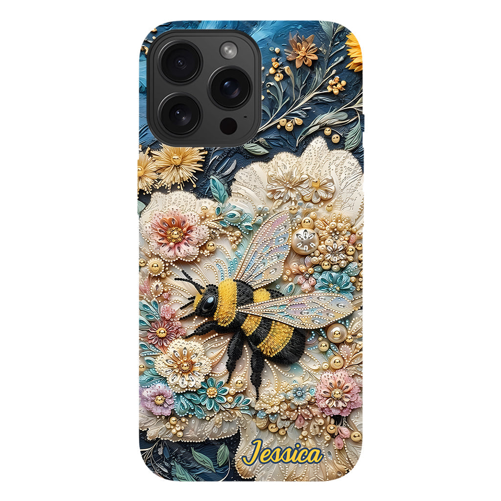 Bee Kind - Personalized Bee Full Print Phone Case
