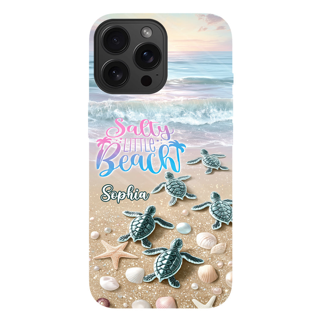 Salty Lil Beach - Personalized Sea Lover Full Print Phone Case
