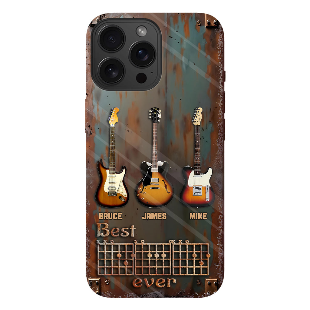 Best Guitar Dad Ever - Personalized Guitar Full Print Phone Case