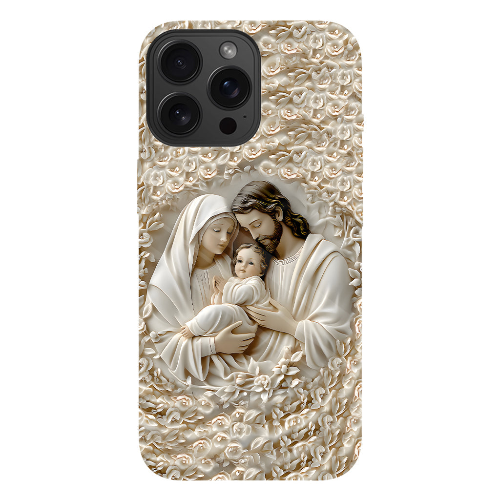 The Holy Family - Personalized Christian Full Print Phone Case