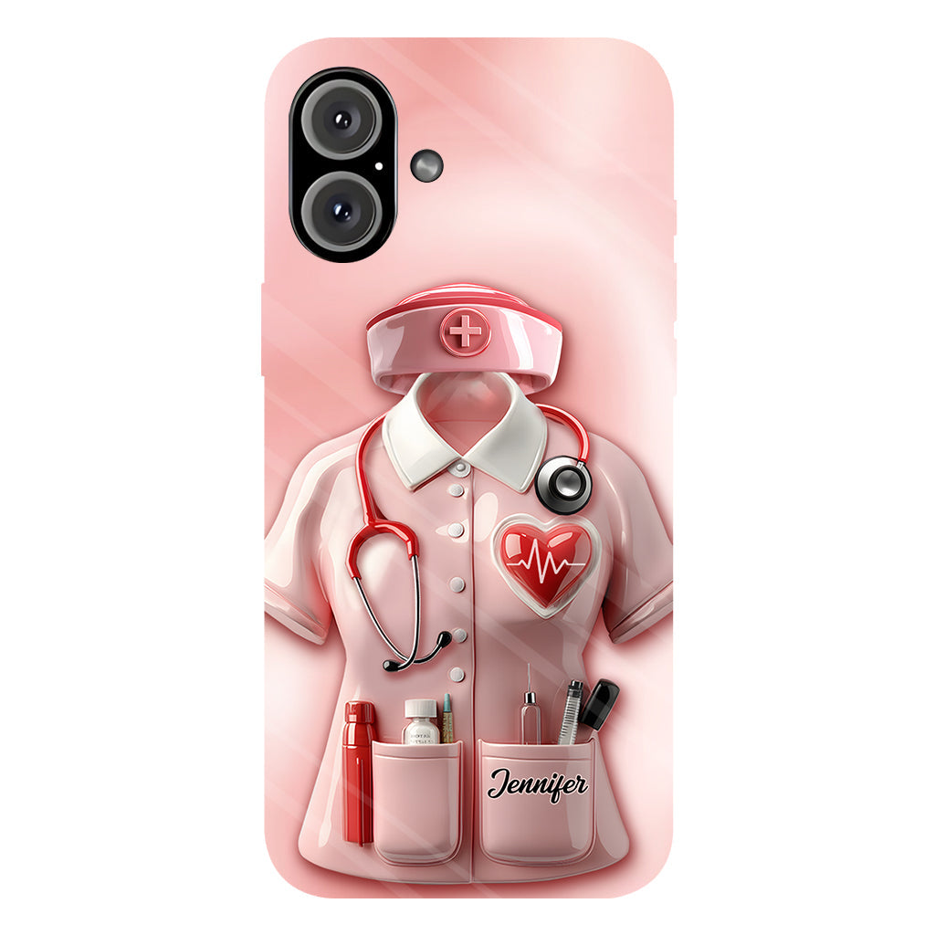 Nurses Are The Heart of Healthcare - Personalized Nurse Full Print Phone Case