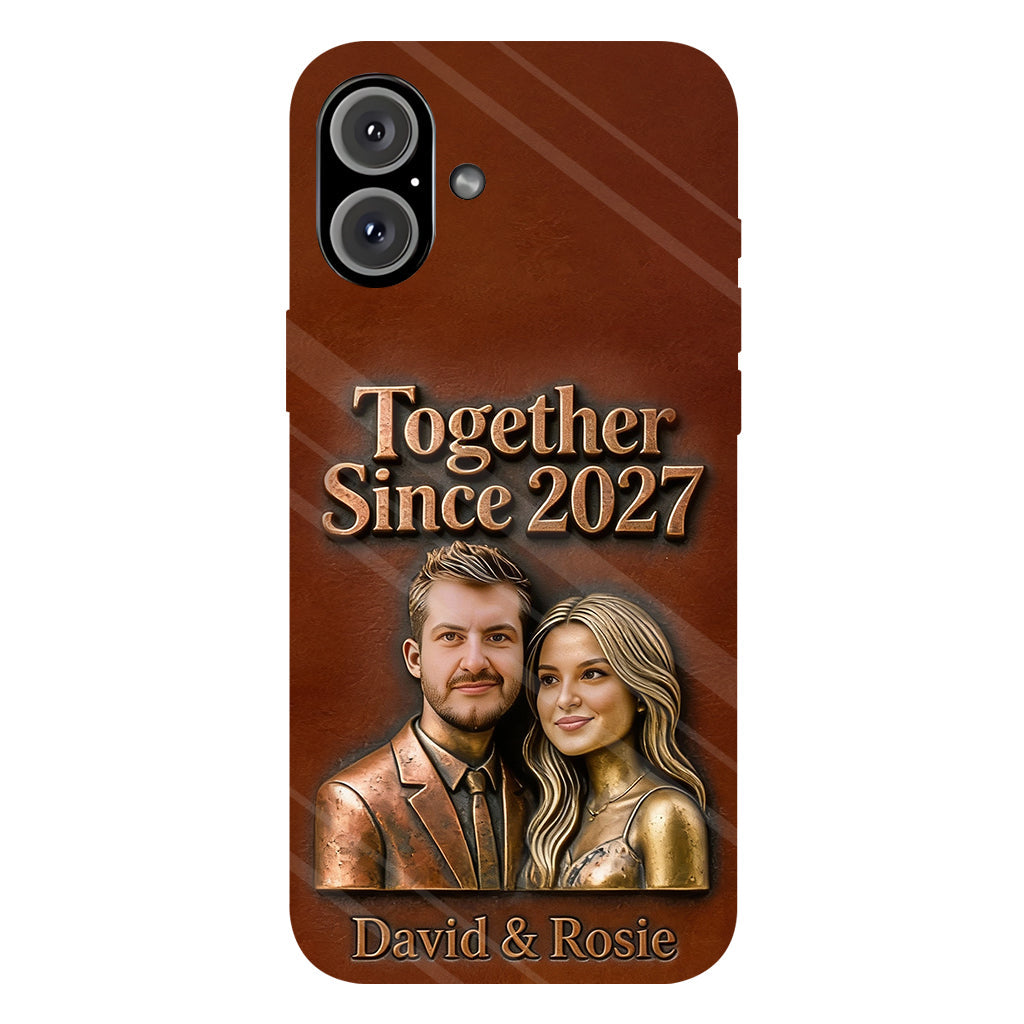 Together Since Custom Any Photo - Personalized Couple Full Print Phone Case