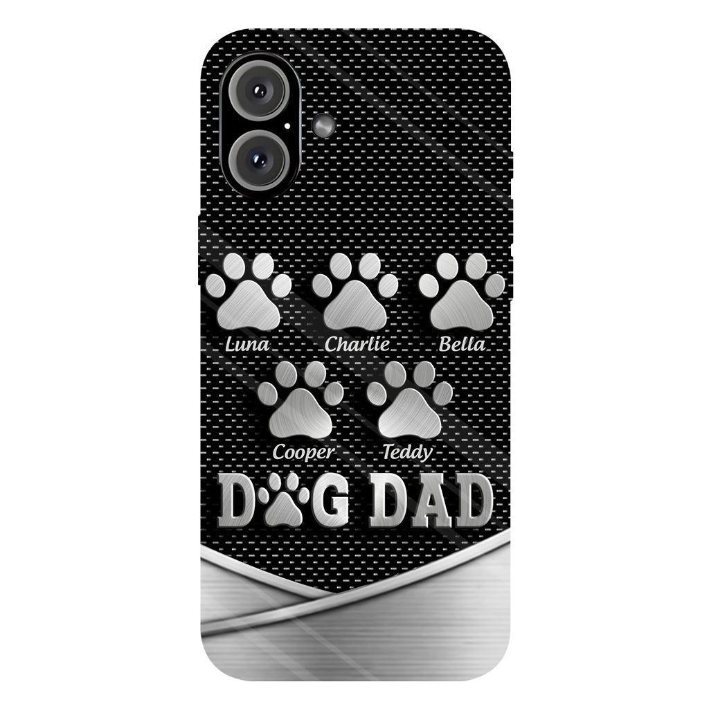 Papa de chien - Coque de téléphone personnalisée avec imprimé intégral de chien