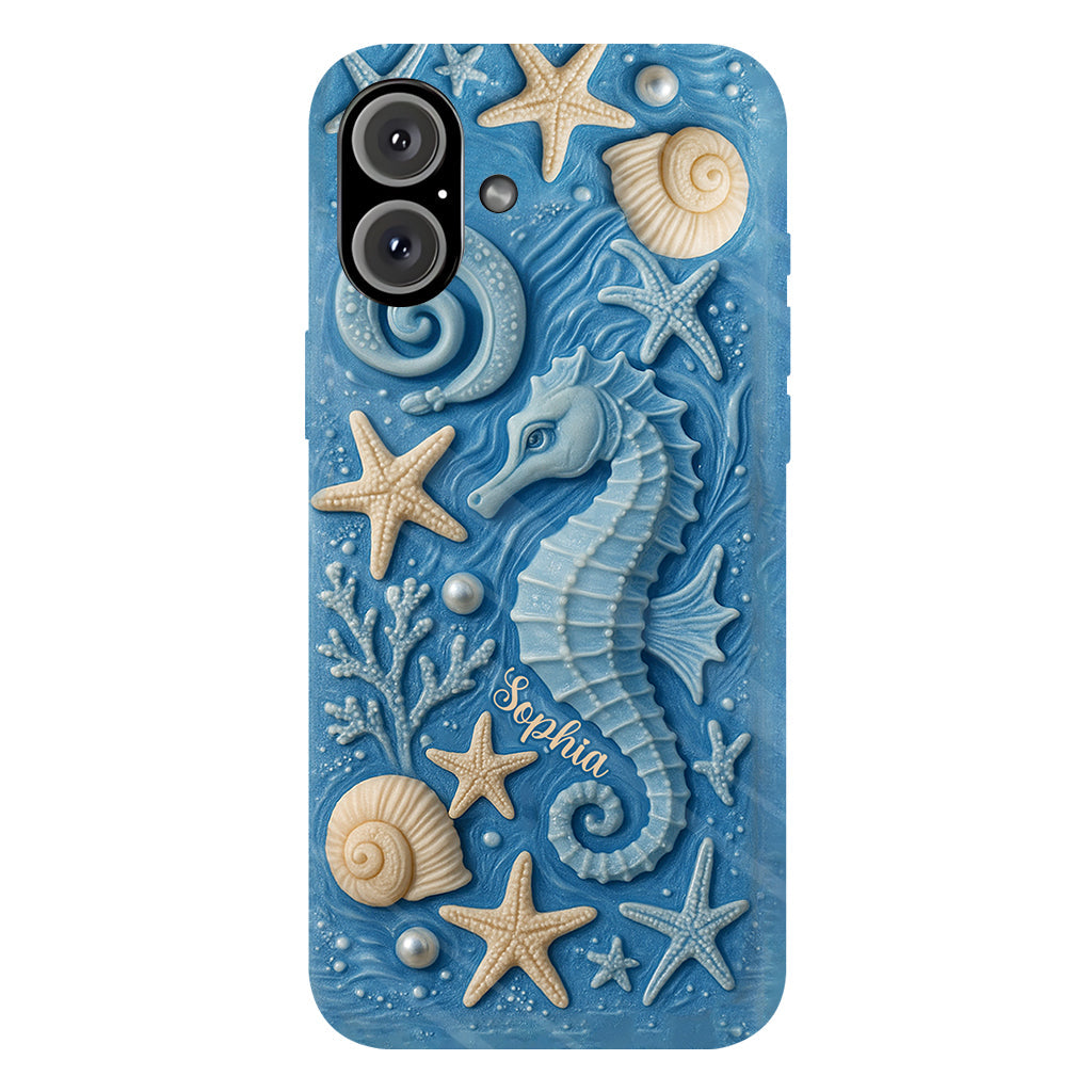 Just A Girl Who Loves Ocean - Personalized Sea Lover Full Print Phone Case