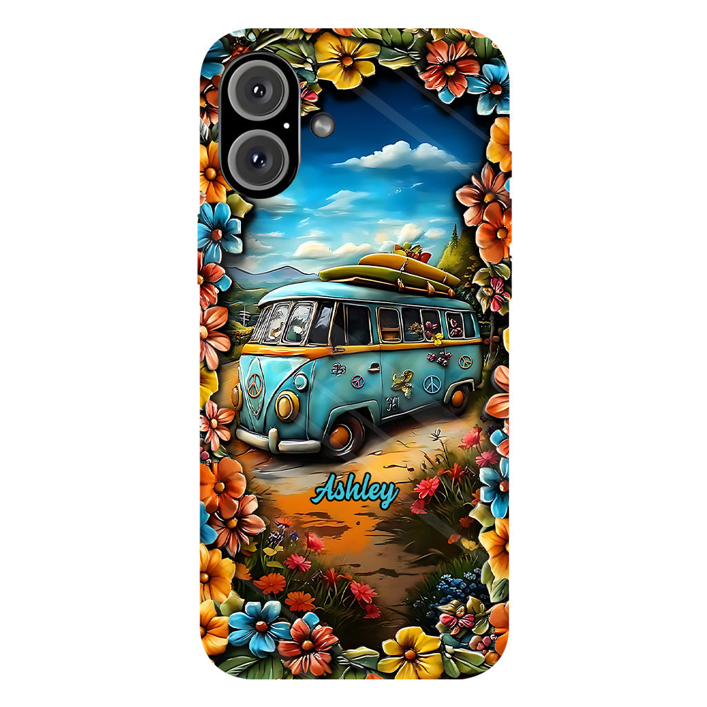 Hippie Van - Personalized Hippie Full Print Phone Case
