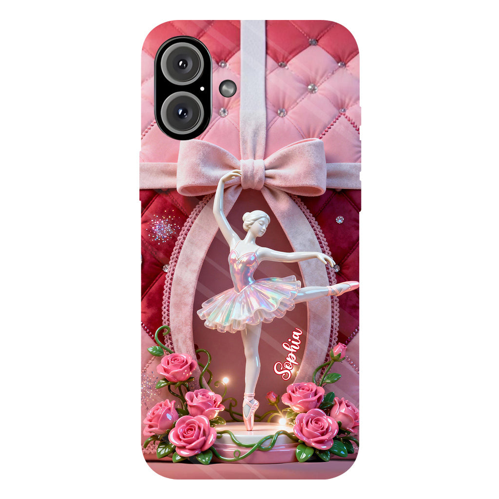 Just A Girl Who Loves To Dance - Personalized Ballet Full Print Phone Case