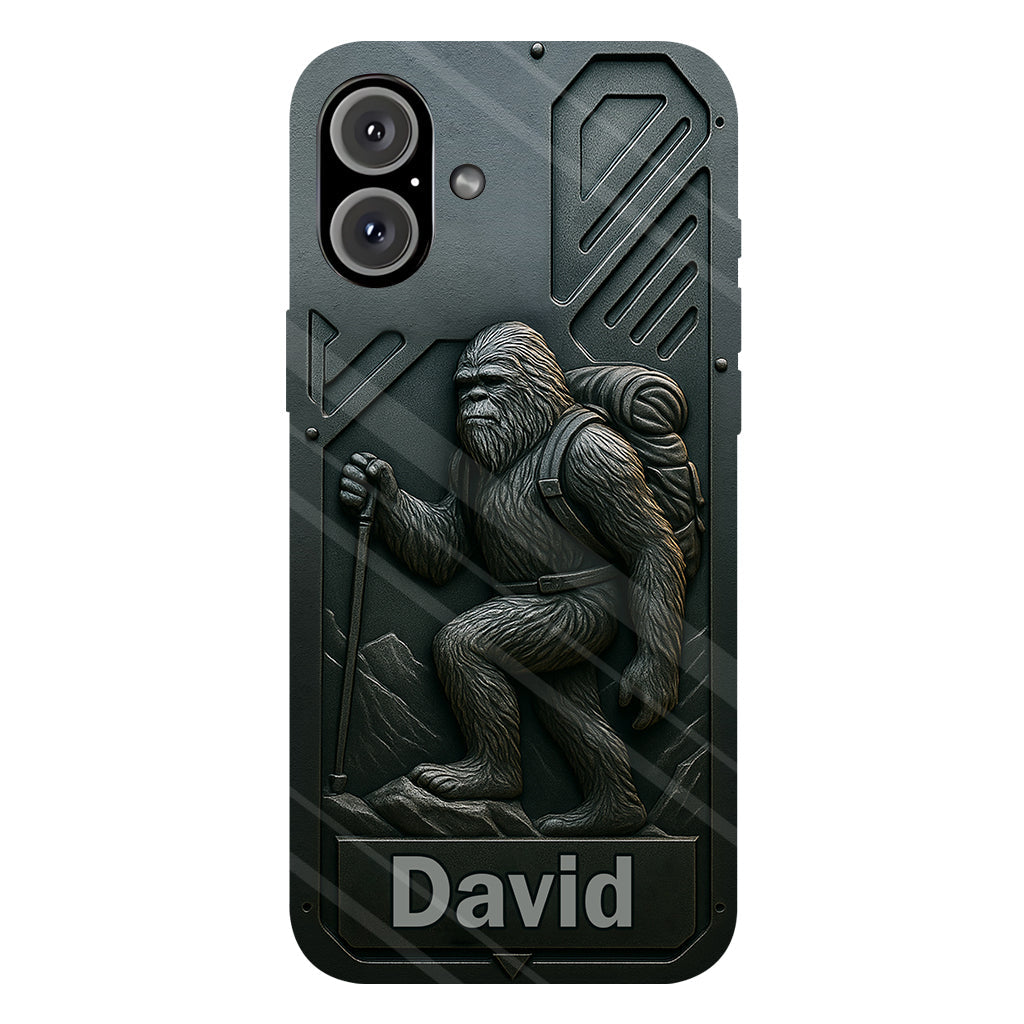 Sasquatch - Personalisierte Handyhülle mit Wandermotiv und Volldruck