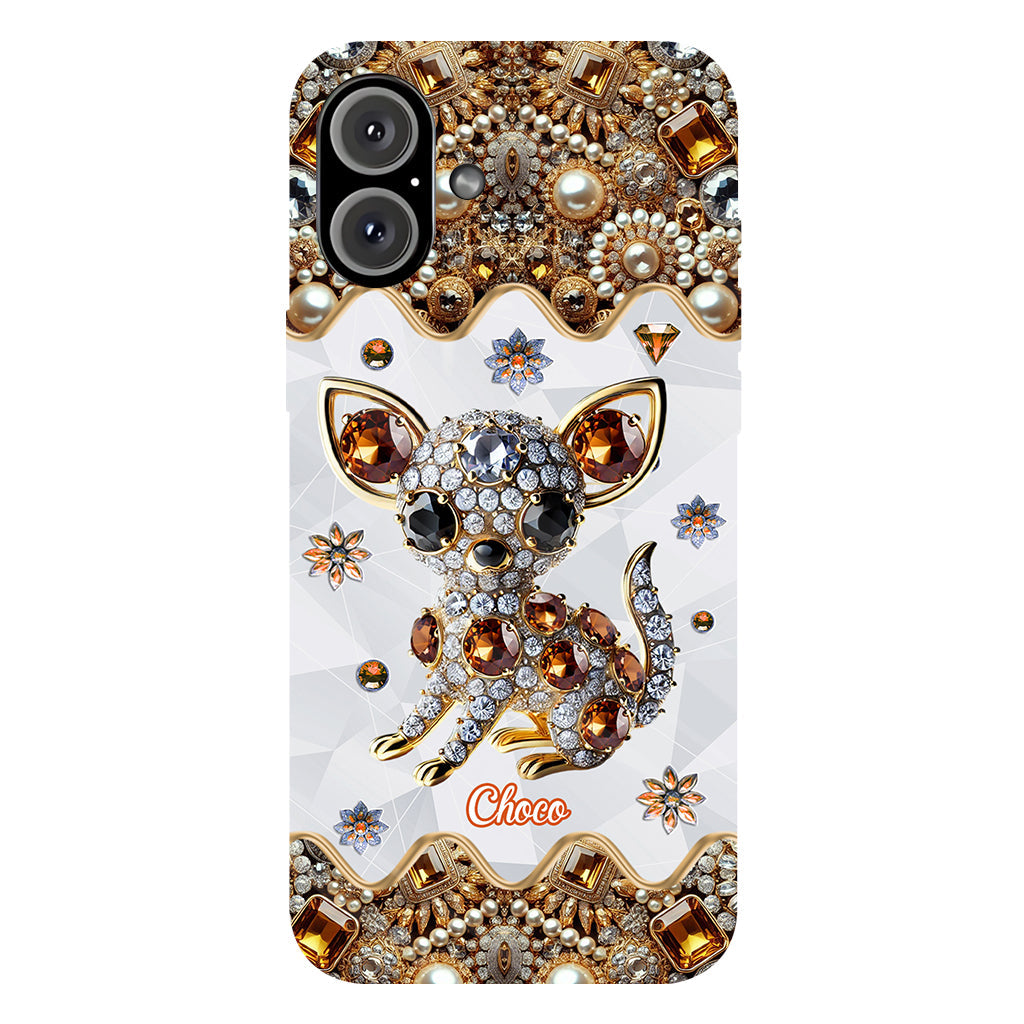 Love Chihuahuas - Personalized Dog Full Print Phone Case
