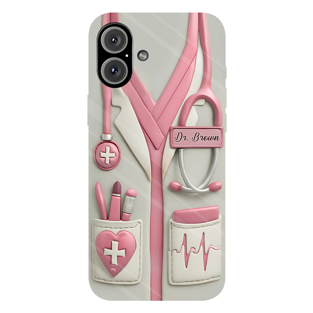 Celebrate Everyday Heroes With Medical Professional Gifts - Personalized Nurse Full Print Phone Case