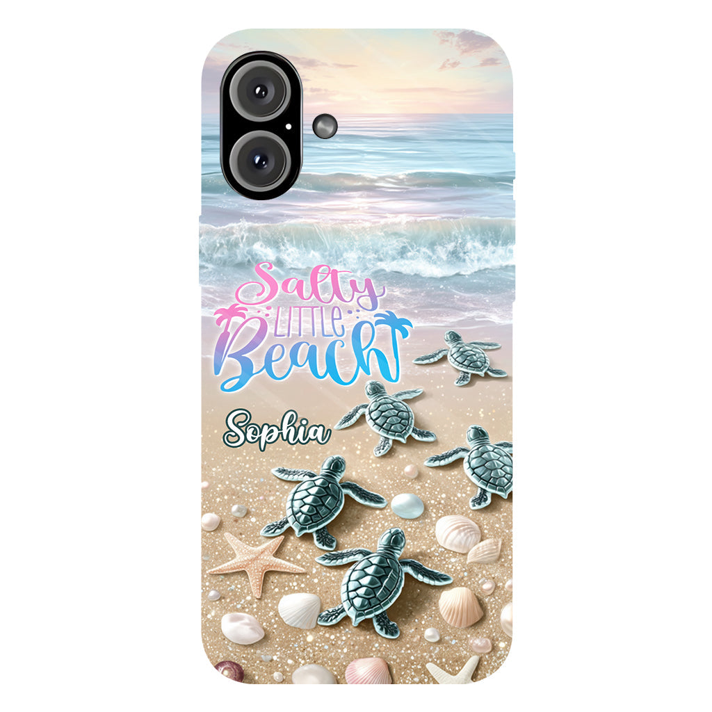 Salty Lil Beach - Personalized Sea Lover Full Print Phone Case