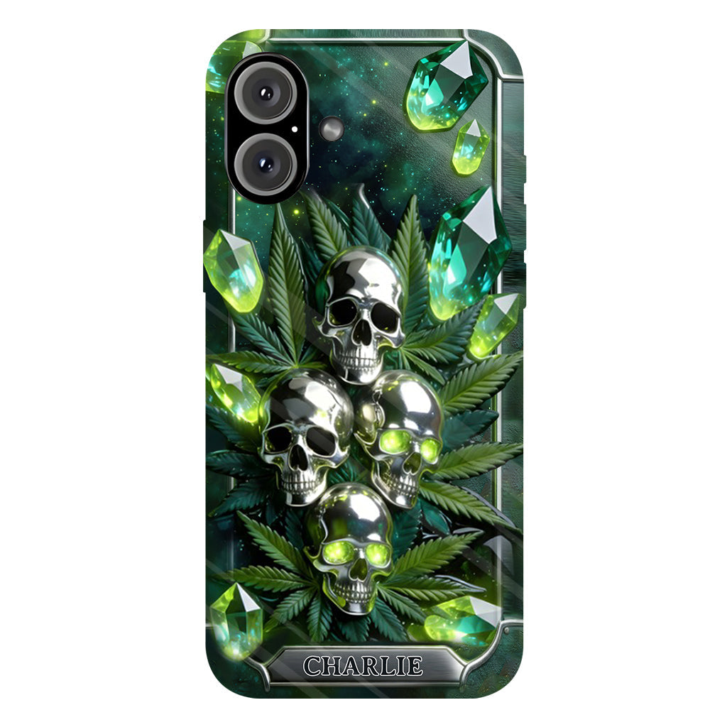 Smokers - Personalized Weed Full Print Phone Case & Phone Grip