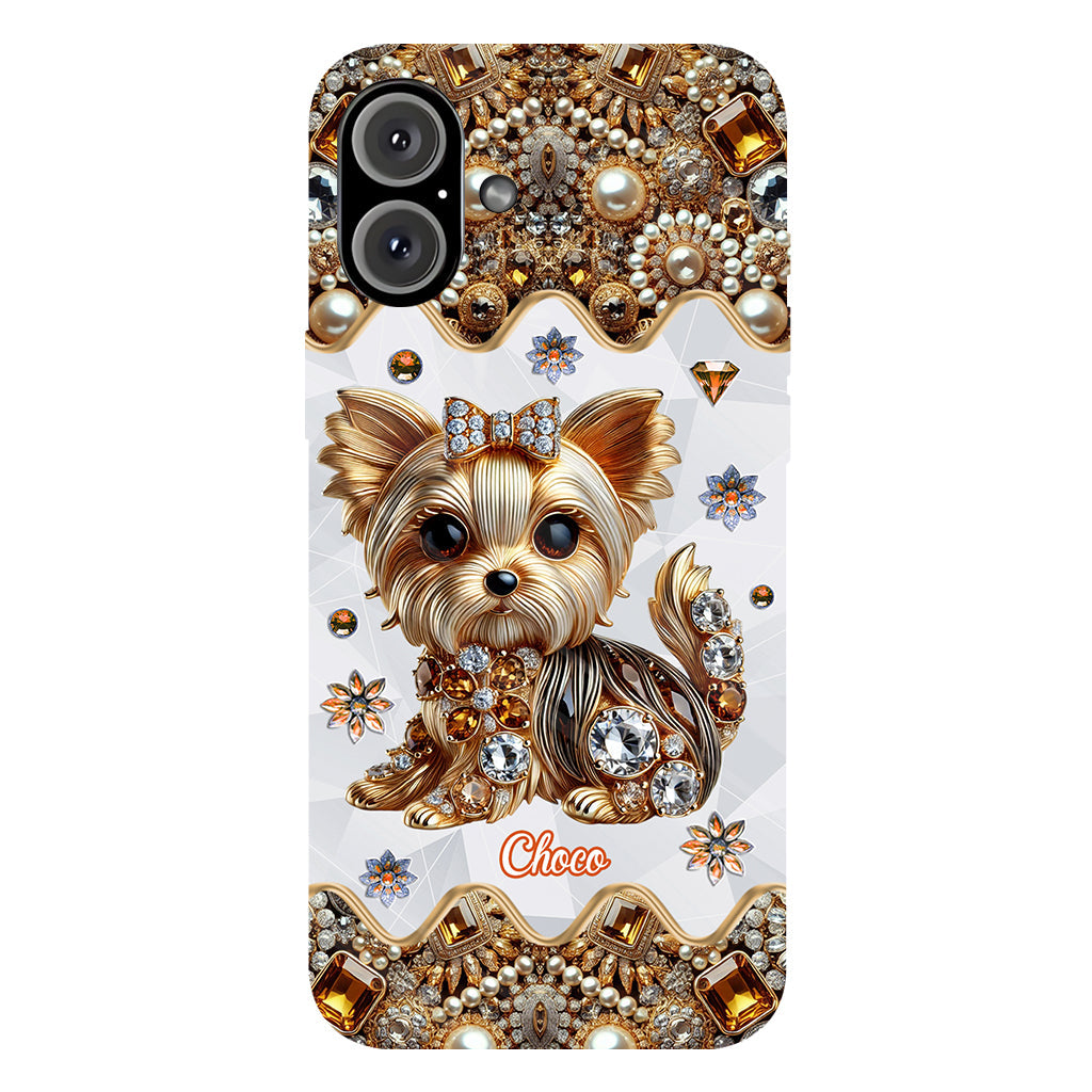 Love Yorkshire Terrier - Personalized Dog Full Print Phone Case