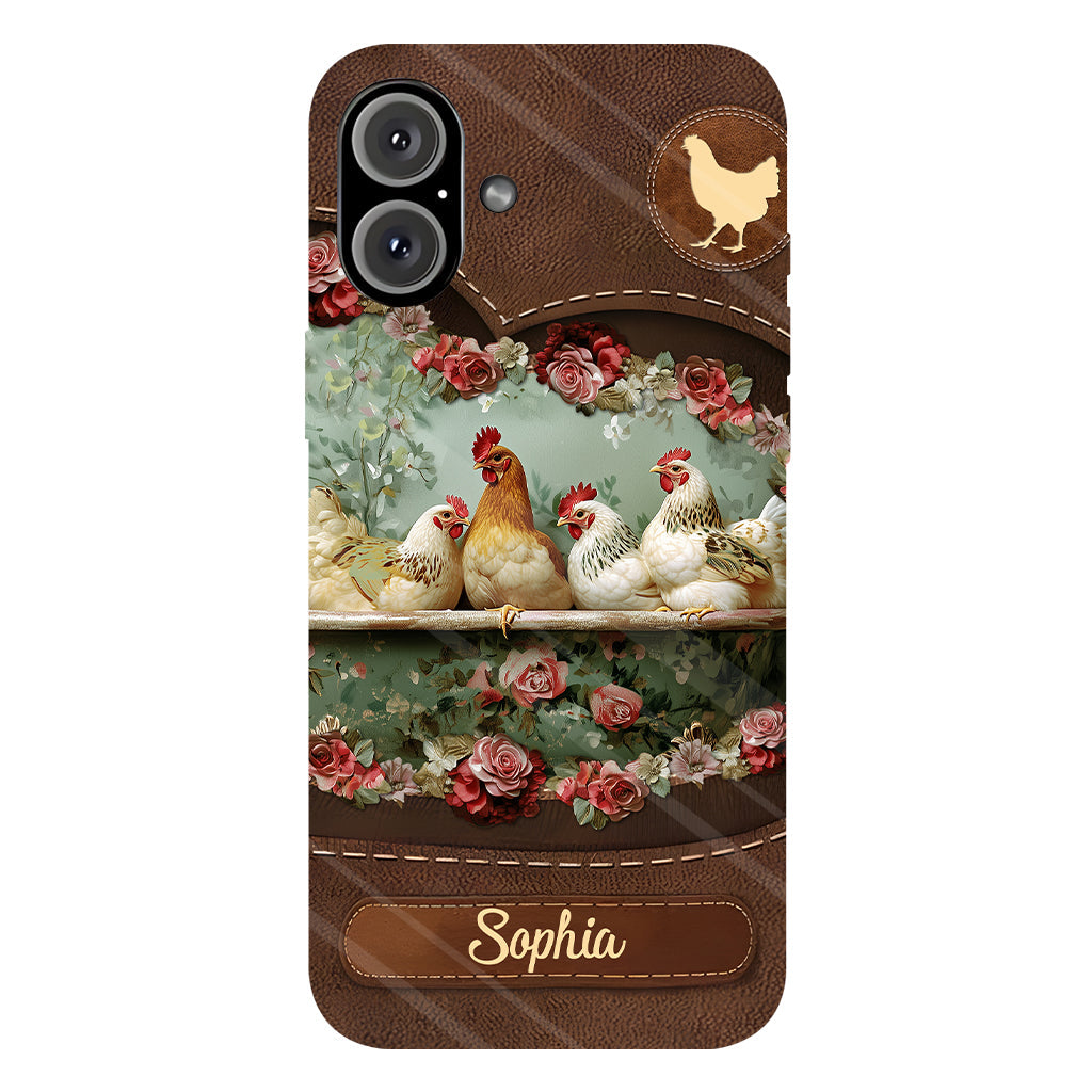 Chicken Lady - Personalized Chicken Full Print Phone Case