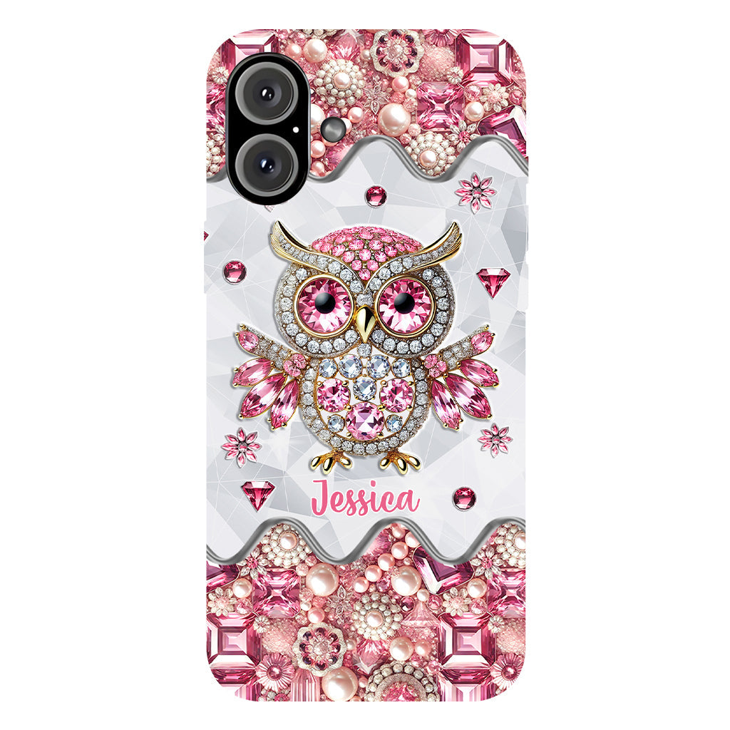 Just A Girl Who Loves Owls - Personalized Owl Full Print Phone Case