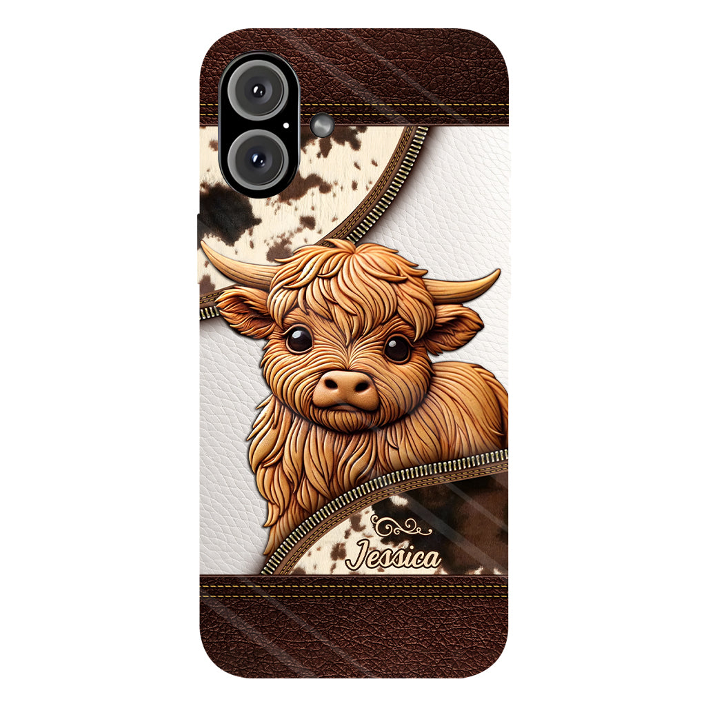 Love Highland Cows - Personalized Full Print Phone Case