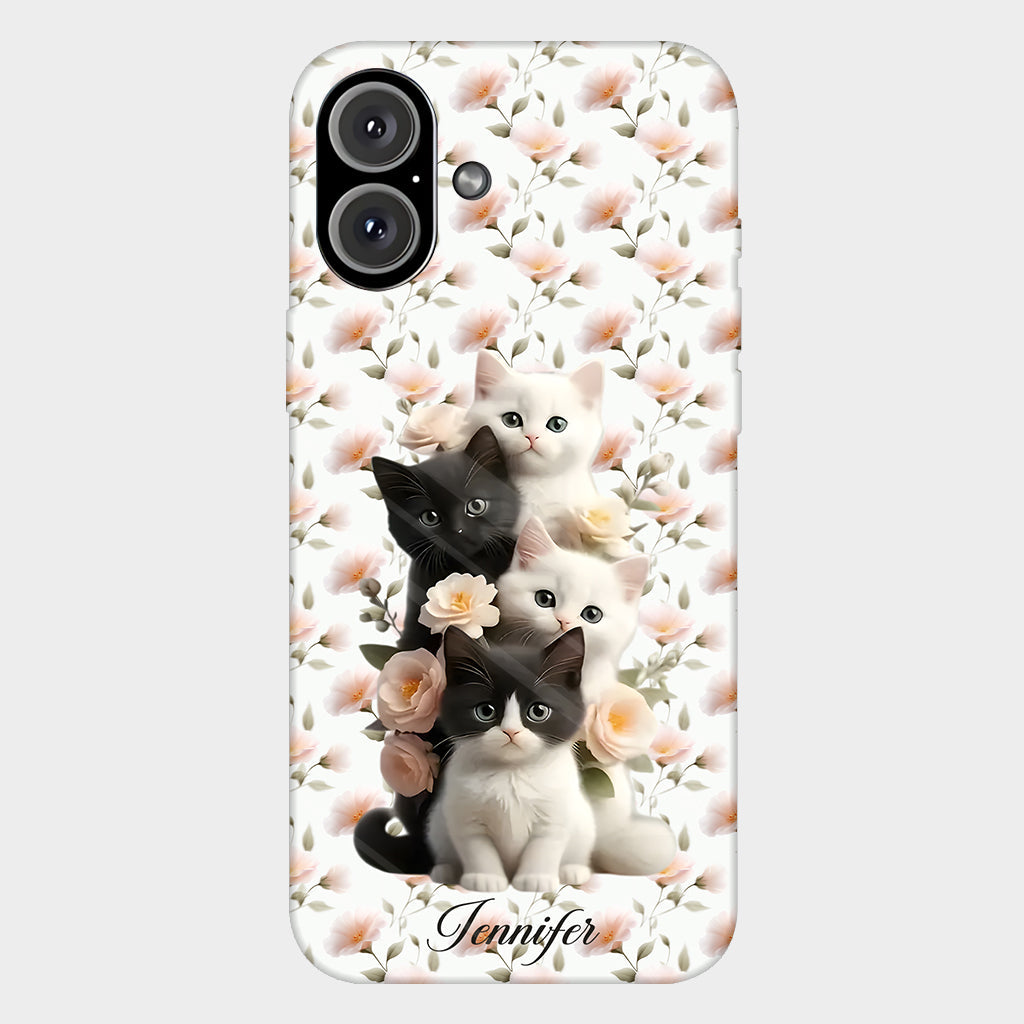 Cute Kittens - Personalized Cat Full Print Phone Case