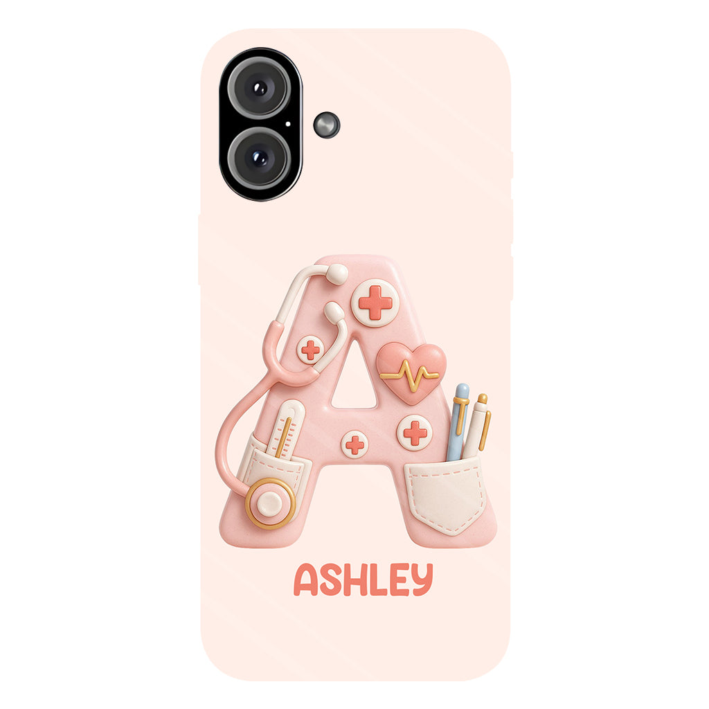 Nurse Alphabet Custom - Personalized Nurse Full Print Phone Case