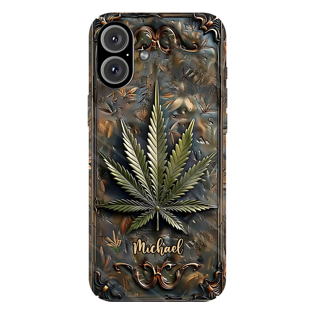 High Life - Coque de téléphone personnalisée avec impression intégrale sur le thème du cannabis