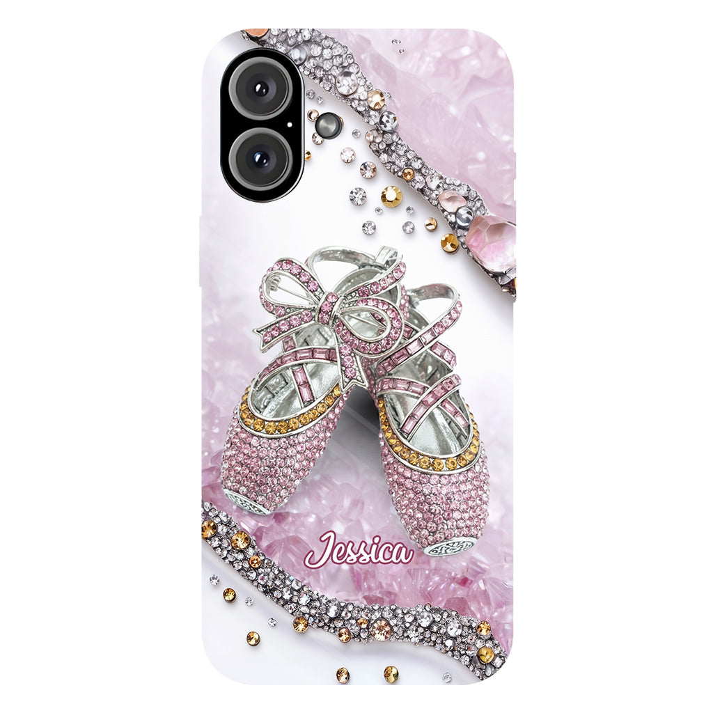 Chaussures de ballet mignonnes - Coque de téléphone personnalisée avec imprimé intégral de ballerine