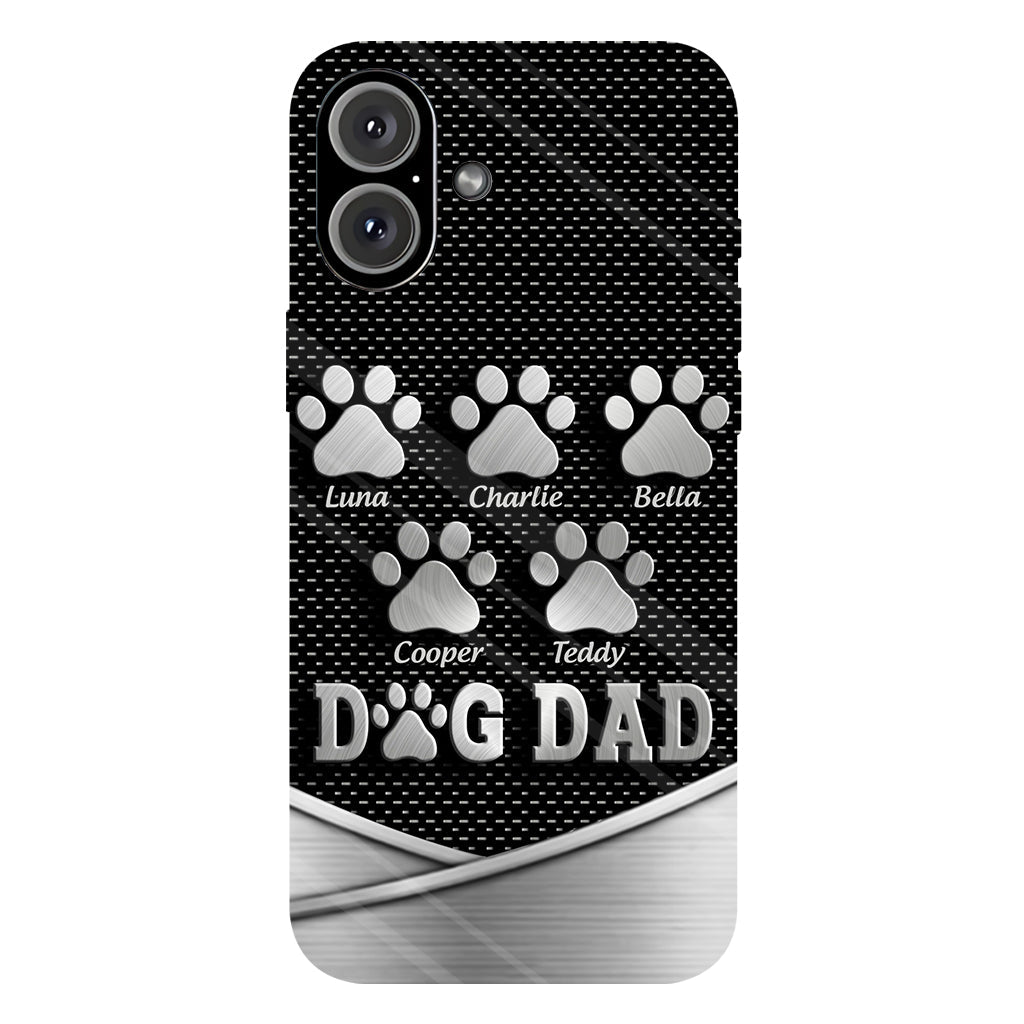 Papa de chien - Coque de téléphone personnalisée avec imprimé intégral de chien