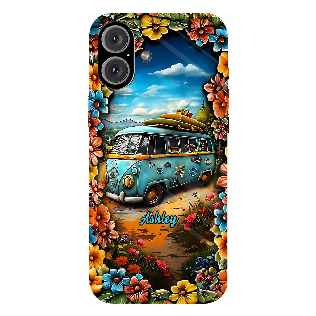 Hippie Van - Personalized Hippie Full Print Phone Case