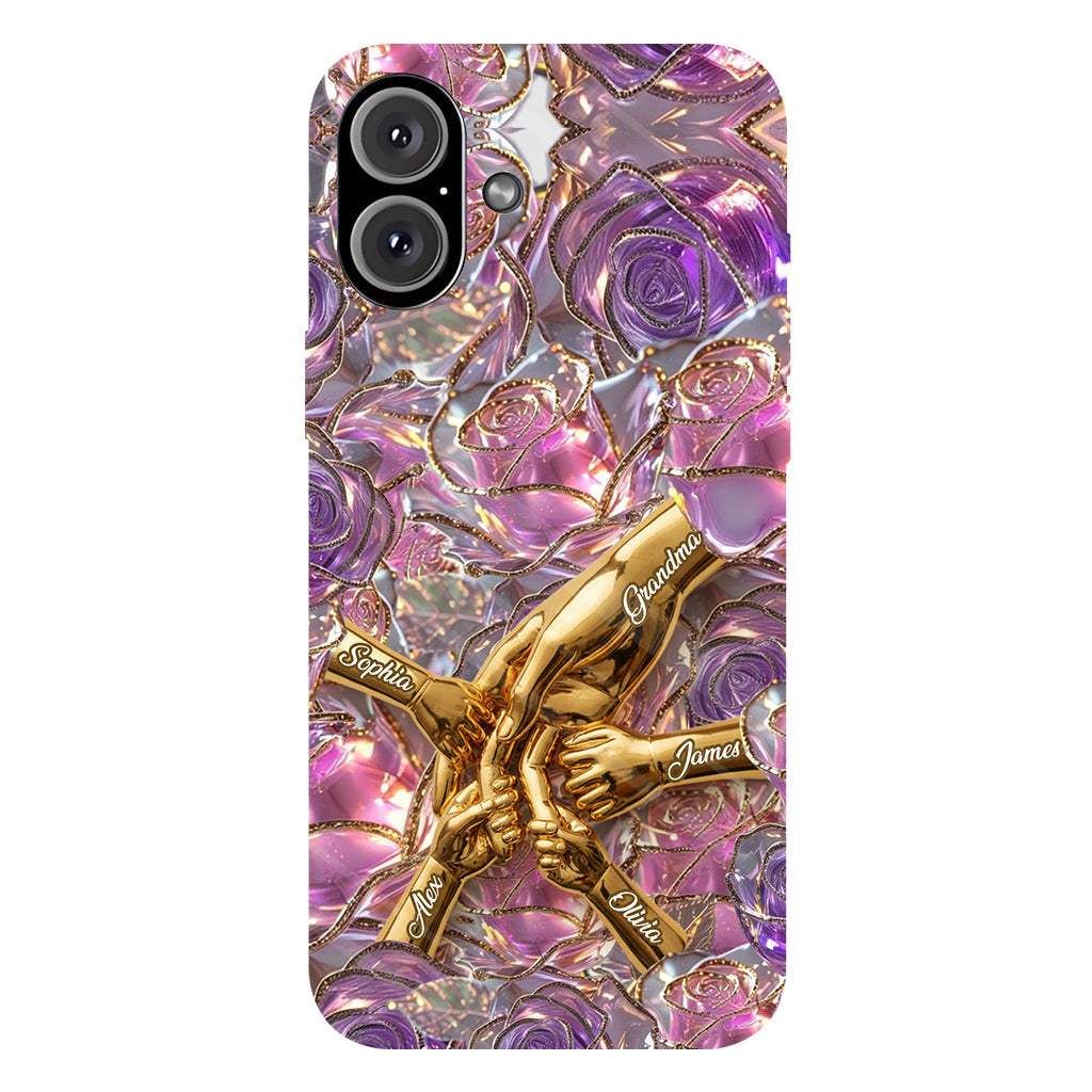 Holding Hands - Personalized Mother Full Print Phone Case