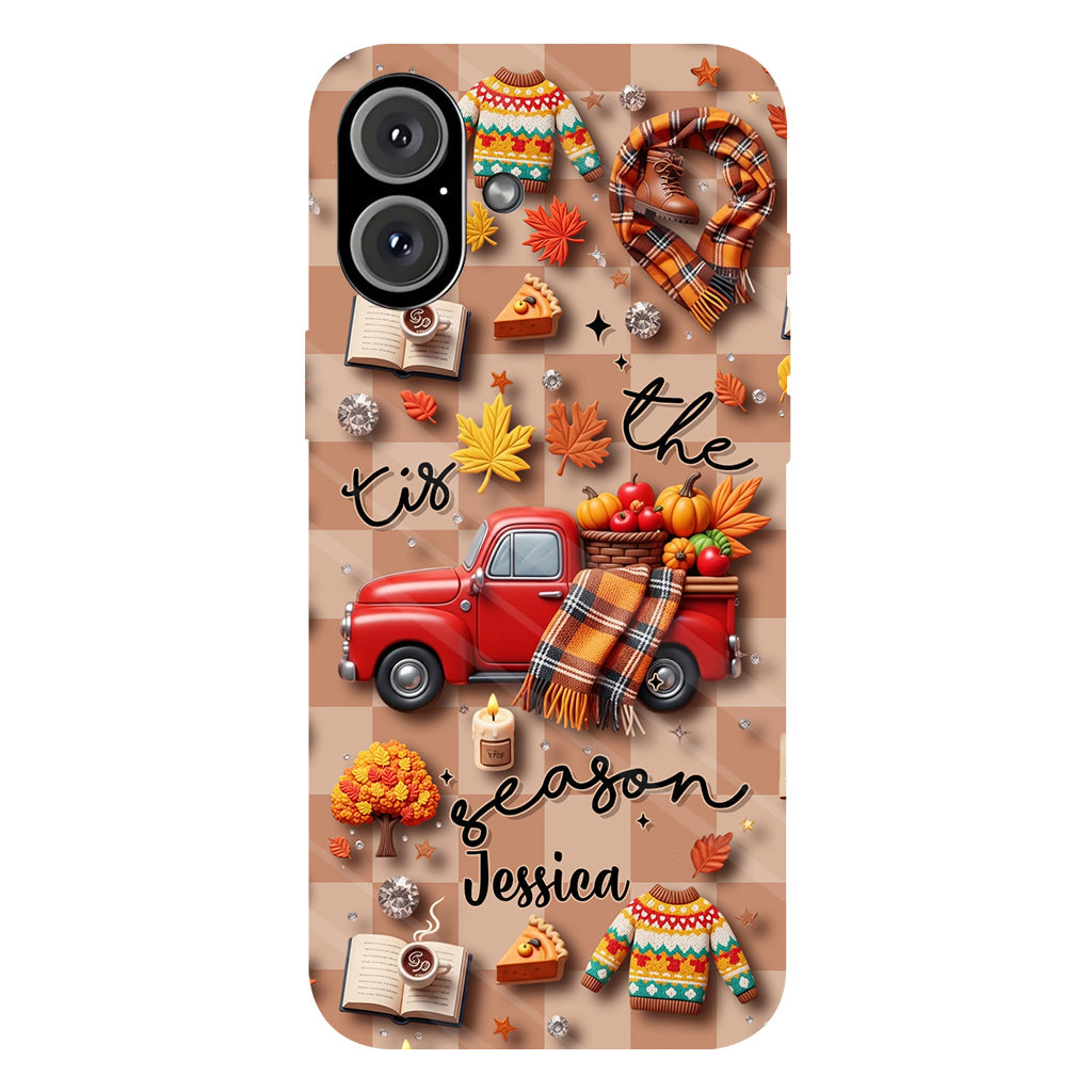 Tis The Season - Personalized Autumn Full Print Phone Case