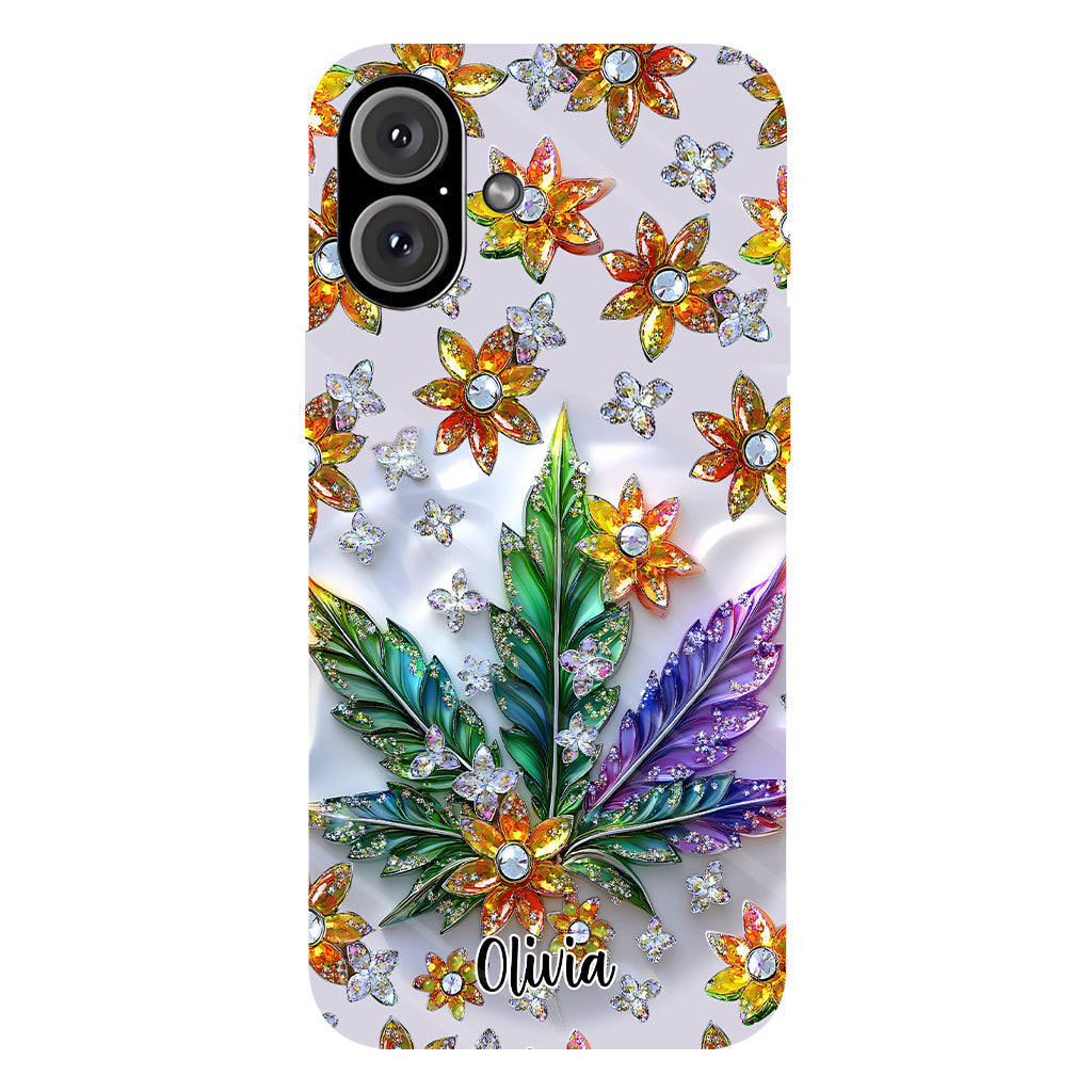 Beautiful Leaf - Personalized Weed Full Print Phone Case