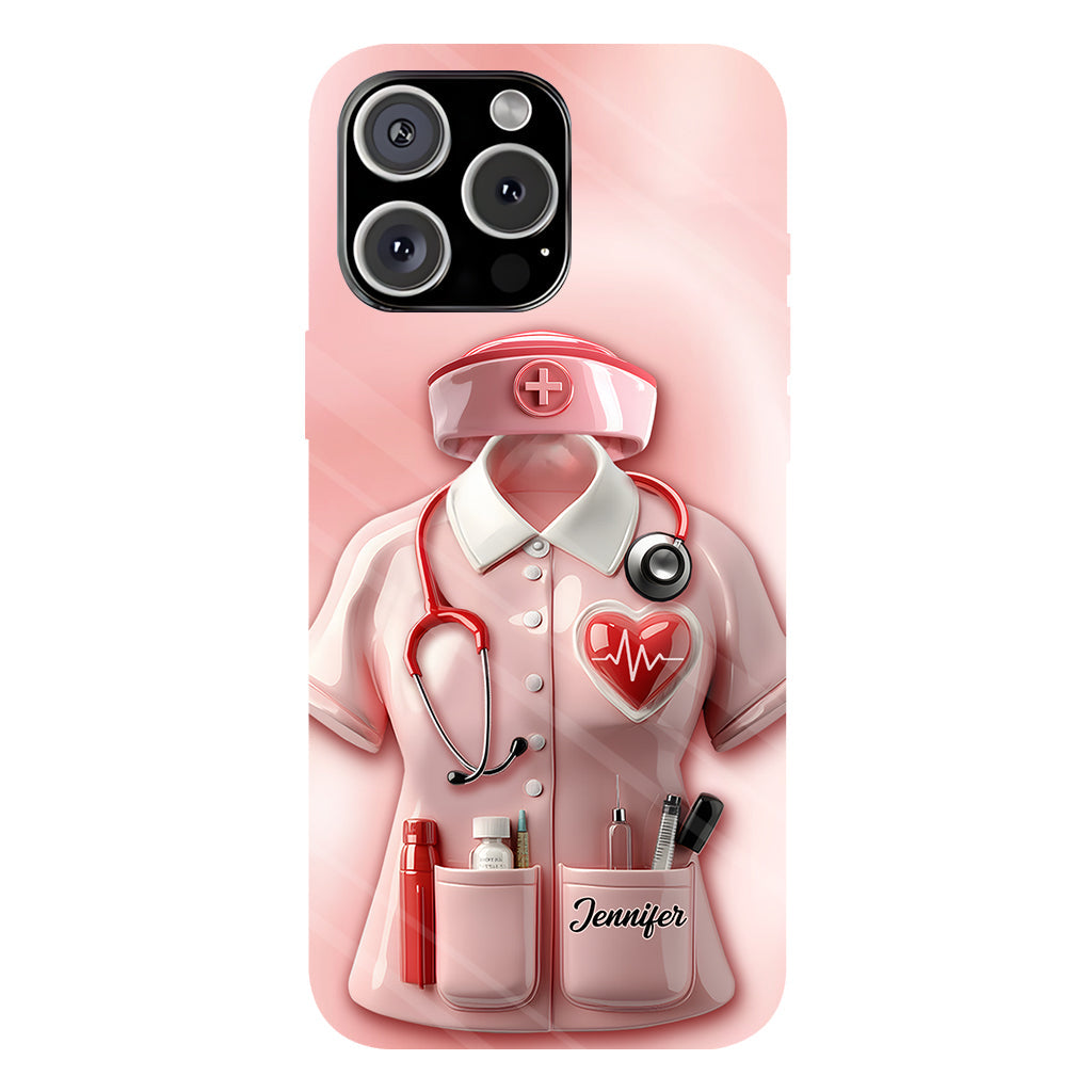Nurses Are The Heart of Healthcare - Personalized Nurse Full Print Phone Case