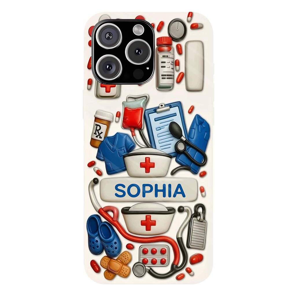 Nurses Are The Heart Of Healthcare - Personalized Nurse Full Print Phone Case
