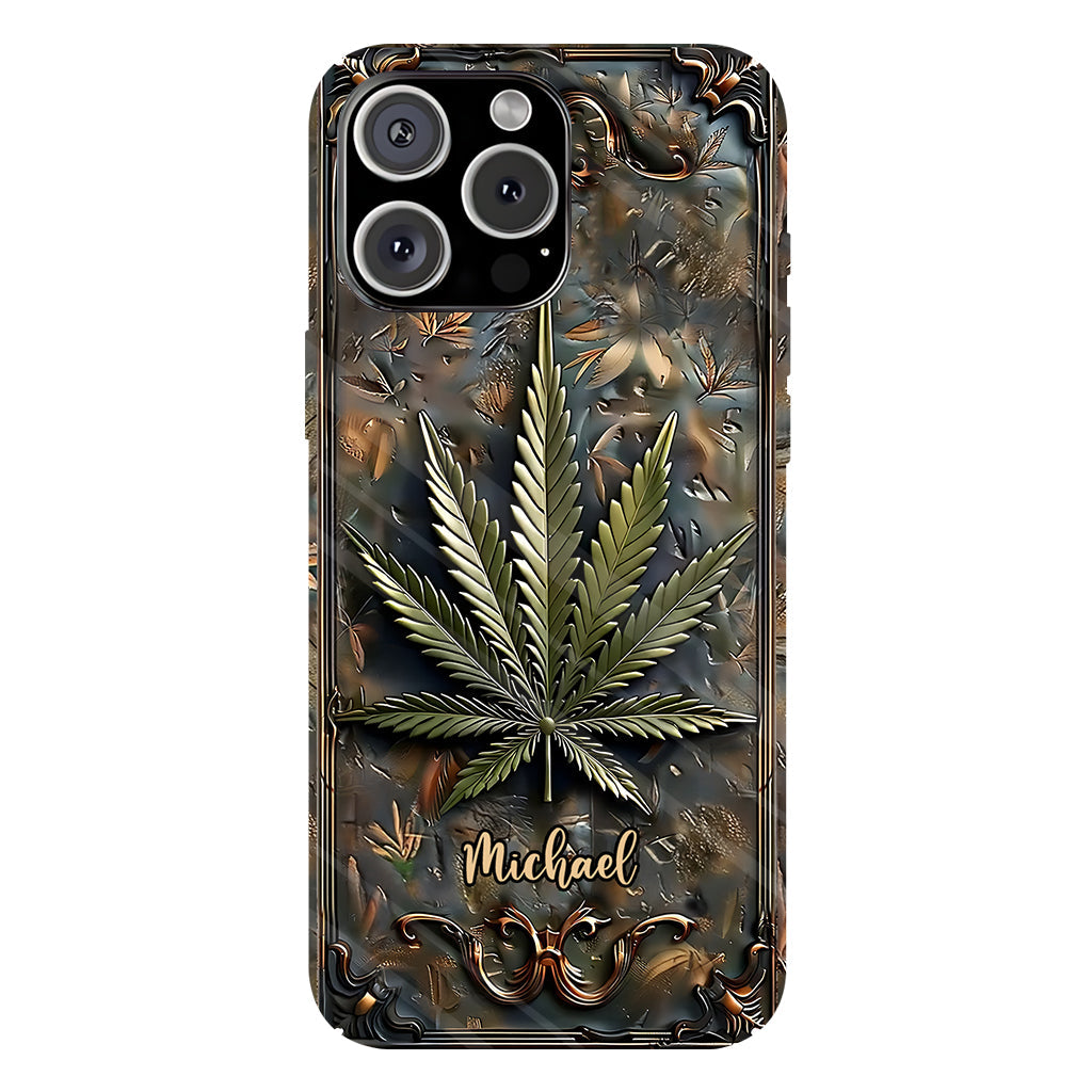 High Life - Coque de téléphone personnalisée avec impression intégrale sur le thème du cannabis