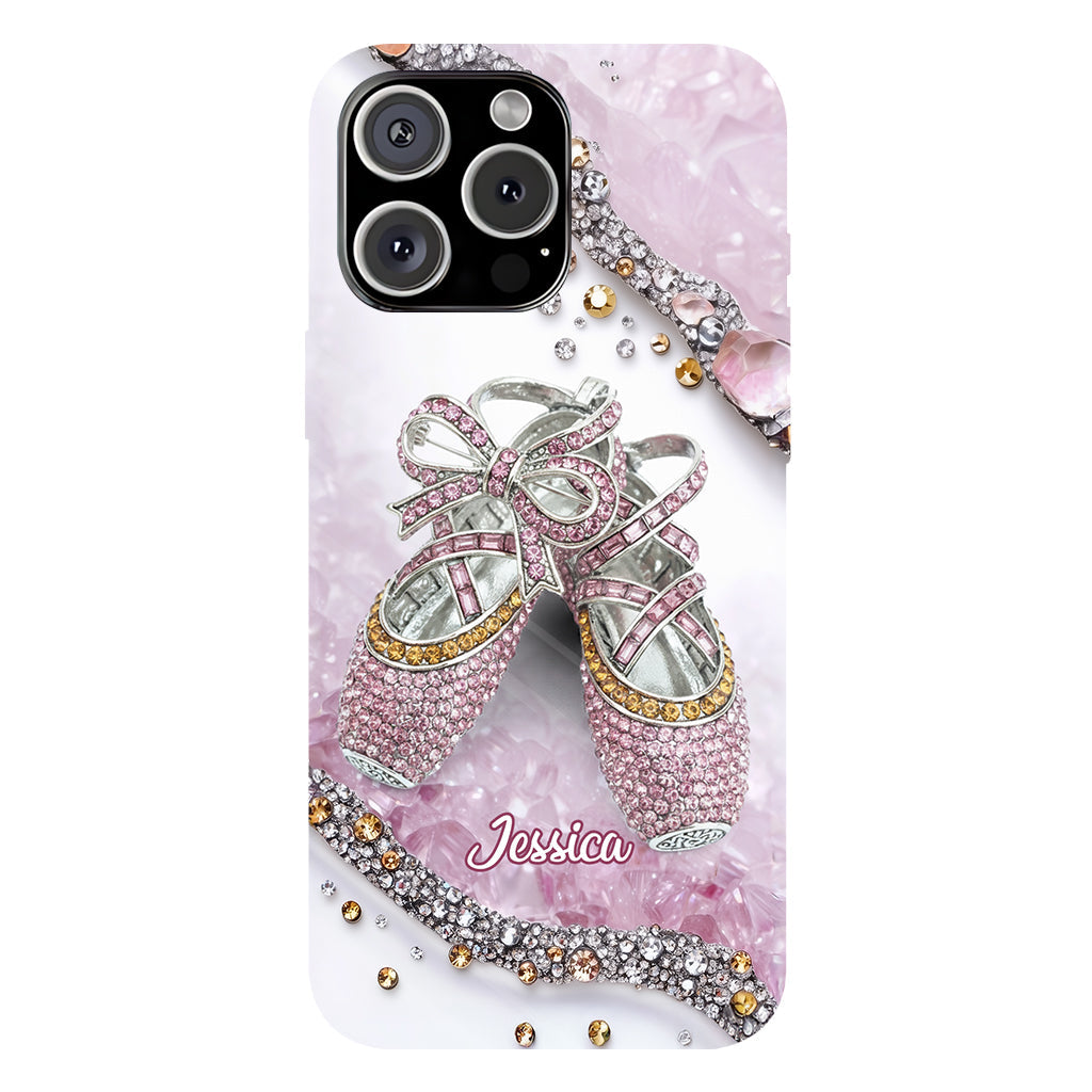 Chaussures de ballet mignonnes - Coque de téléphone personnalisée avec imprimé intégral de ballerine