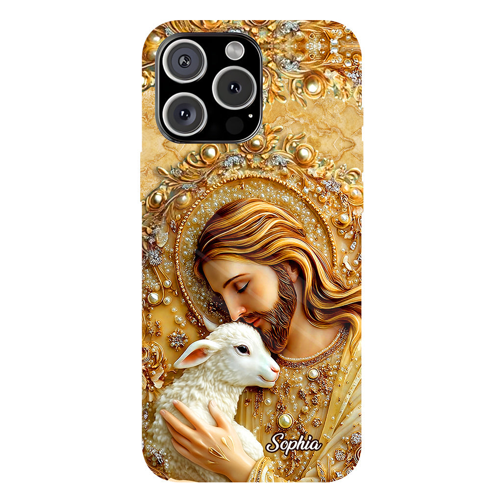 Ein Kind Gottes – Personalisierte Handyhülle mit christlichem Vollbilddruck