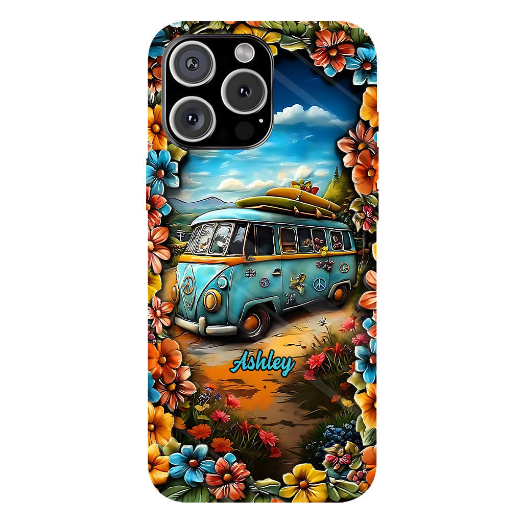 Hippie Van - Personalized Hippie Full Print Phone Case