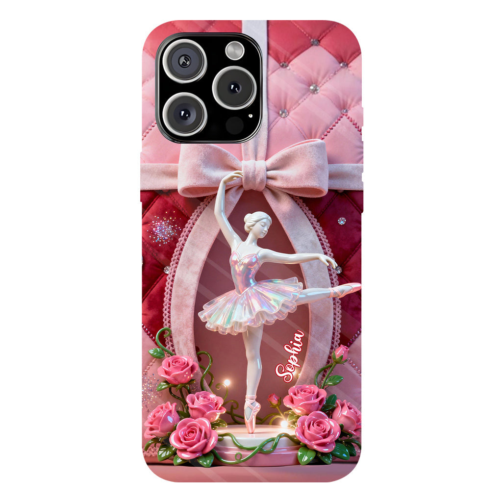 Just A Girl Who Loves To Dance - Personalized Ballet Full Print Phone Case