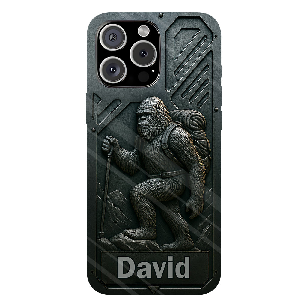Sasquatch - Personalisierte Handyhülle mit Wandermotiv und Volldruck
