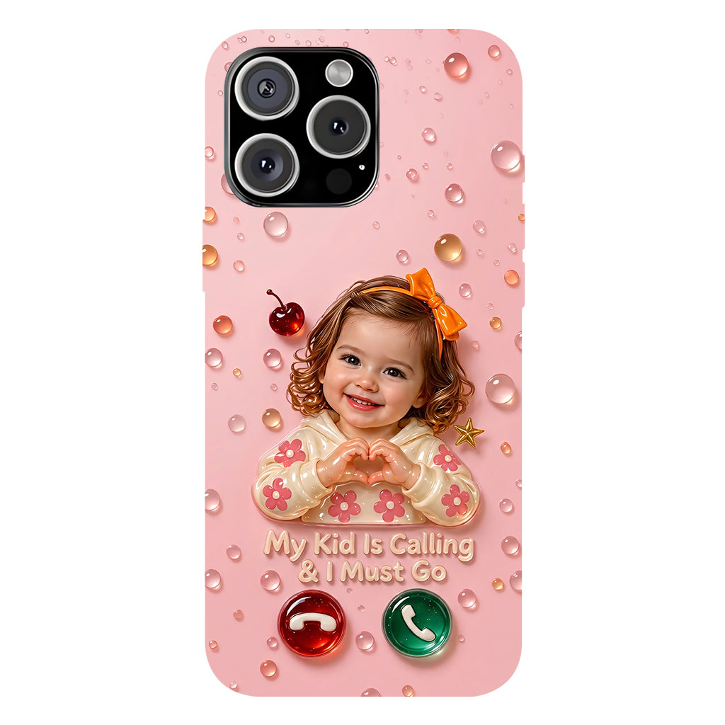 Mes enfants appellent et je dois y aller - Coque de téléphone personnalisée