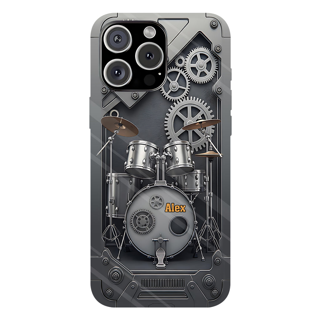 Vie de batteur - Coque de téléphone personnalisée avec impression intégrale pour batteur