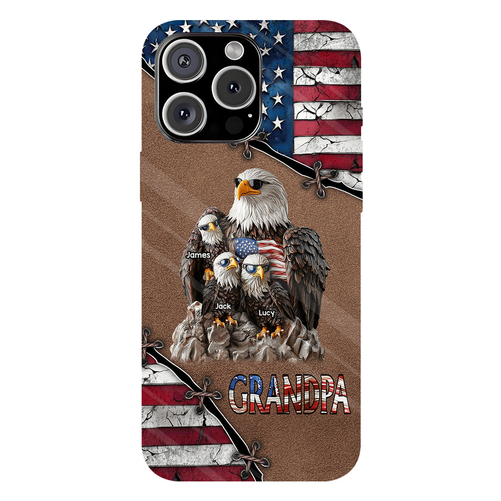 Strong Papa - Personalized Father Full Print Phone Case